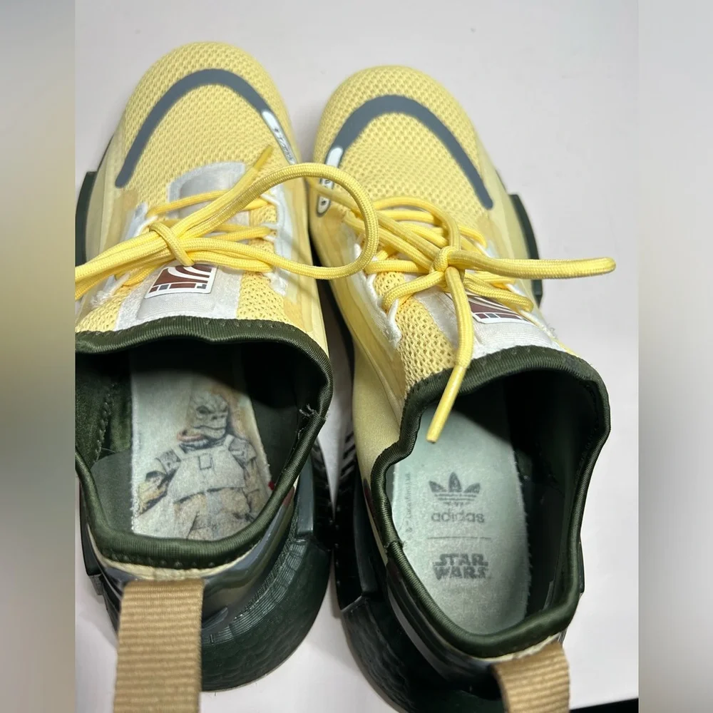 Adidas Men’s NMD R1 Spectoo “Star Wars Bossk” Yellow Men's 5.5/Women's 6.5 - Picture 4 of 7